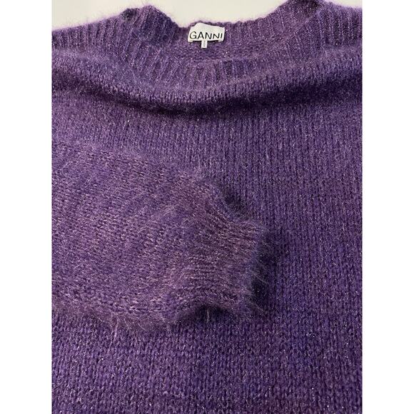 Ganni Sweaters | Ganni Made in Italy | Color: Purple Size L - Picture 3 of 6